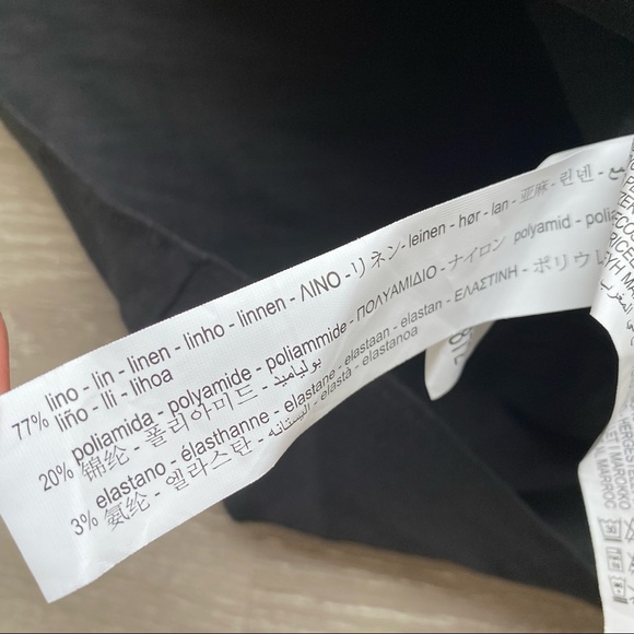 Zara Linen Draped Dress - Picture 10 of 10